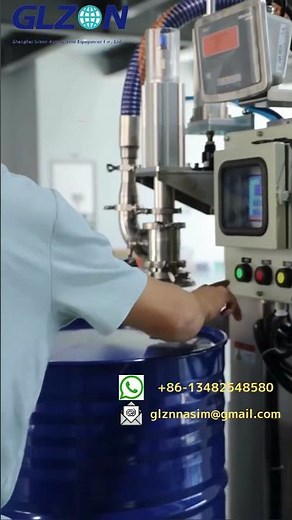 Fully Automatic Drum Filling System | 200L Net Weight Filler | GLZON Industrial Solutions