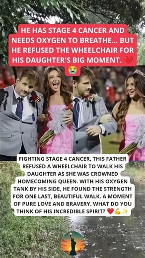 Stage 4 Cancer Father walks daughter at Homecoming: Truly Heartbreaking ❤️