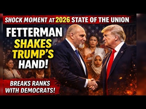 26John Fetterman Shakes Trump’s Hand at 2026 State of the Union — Democrats Stunned