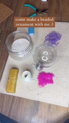 Make an Indigenous beaded ornament with me! #indigenoustiktok #beadedo...