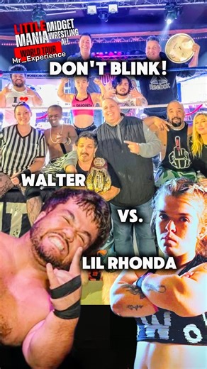 Brian Marciniak | Mr_Experience on Instagram: "MIDGET MANIA MAYHEM! Midget Mania brought the absolute CRAZY energy to Buffalo! 🤯🥊 The Showplace Theater was ROCKING for this epic clash: the powerhouse WALTER vs. the fierce Lil Rhonda! The intensity, the spots, the crowd—every second was pure entertainment. An unforgettable night of pro wrestling! Have you ever been to a Midget Mania event? What’s the wildest live wrestling show you’ve seen? 👇 #MidgetMania #buffalo #Wrestlingreel #brianmarcinia