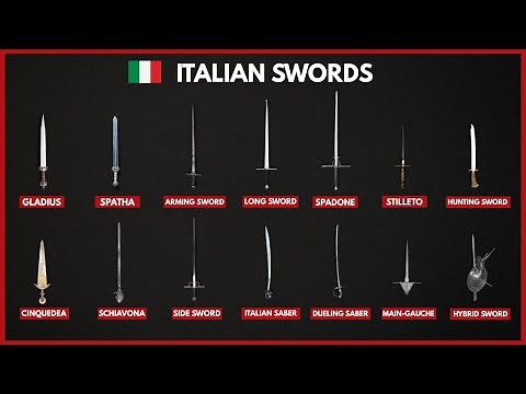 The Most Epic Italian Swords Used Throughout History Explained