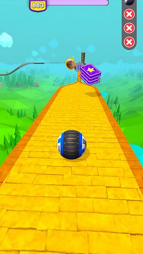 Fast Ball New Map Going Balls Top Speed Run Gameplay level 883 | COOL GAMES