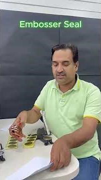 Custom Made Embosser Seal Stamp