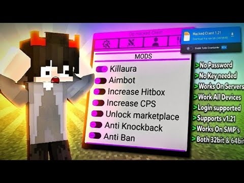 "MINECRAFT MOD MENU 🔥 UNLOCK ALL FEATURES!"