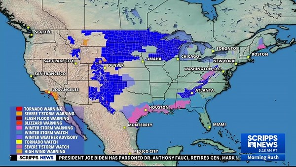 Nationwide Weather Alert: Extreme Cold and Storm Risks
