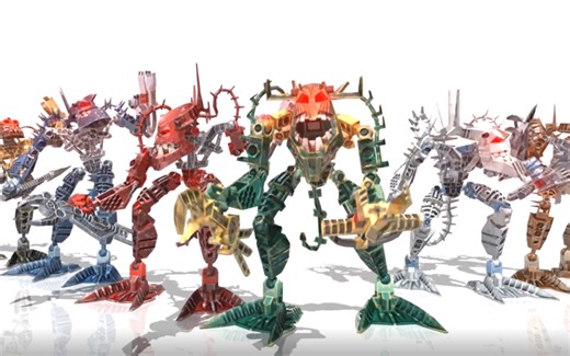 【乐高生化战士】乐高生化英雄 开场动画 Bionicle Heroes Intro