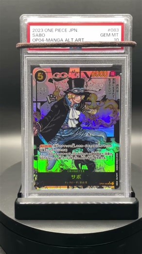One Piece Card Super Parallel Sabo