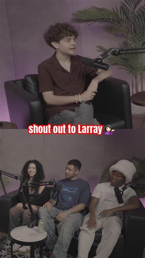 Larray Shouts out The DMF House *not clickbait* #derekfry #thedmfhouse #podcastclips #shortsfeed