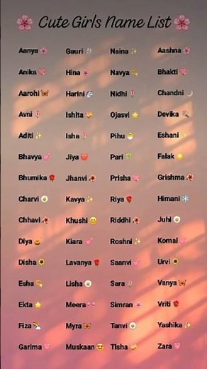 100+ Cute Baby Girl Names 💖 | Unique & Stylish Names List