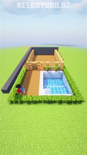 Minecraft Simple Modern House #minecraft