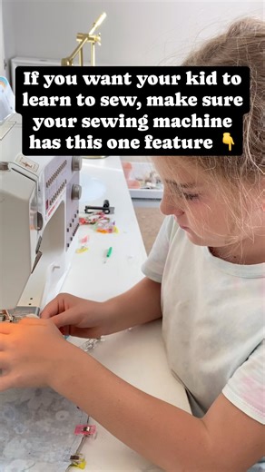 97K views · 411 reactions | The NUMBER ONE feature your kids sewing machine needs to have?? A speed control! That way, no matter how hard they press on the pedal, the sewing machine will not go too fast. I’m getting ready to launch a new sewing course made just for kids called Sewing Camp! If you want your little one to learn a lifelong skill this summer, comment CAMP and I will DM you to get you on the waitlist! #teachkidstosew #sewingkids #kidswhosew #sewingcamp | Amelia McCall | Facebook