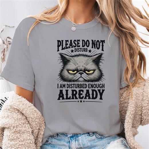 Grumpy Cat Shirt – Sarcastic Introvert Tee, Funny Cat Lover Gift - Etsy