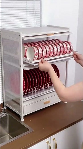 How to organize your kitchen beautifully and simply #storage #immersive #kitchengoodies #storagerack