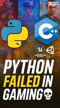 Python Failed in Gaming #coding #python #gaming #techfacts