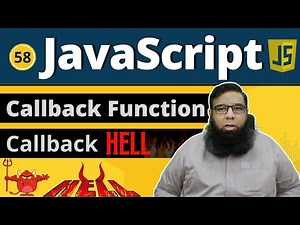 Master JavaScript Callback Functions & Callback Hell 🔥 | Learn JavaScript in Hindi/Urdu - Class 58.