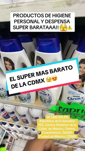 EL SUPER MAS BARATO DE LA CDMX 😍🥺 se ubican en: República de El Salvador 192, Centro Histórico de la Cdad. de México, Centro, Cuauhtémoc, 06600 Ciudad de México, CDMX #mayoreocdmx #cdmx #perro #articulos #mayoreomexico #despensa #organization #compraventa #comprainteligente