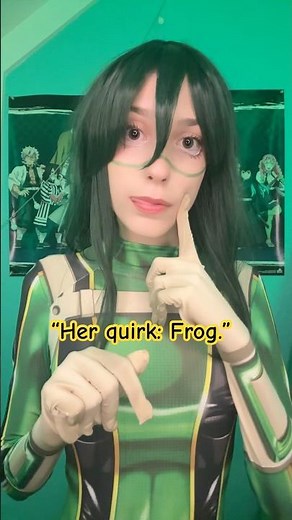 Quirk explanation. | Tsuyu Asui cosplay #tsuyuasui #cosplay #MHA #anime #fyp