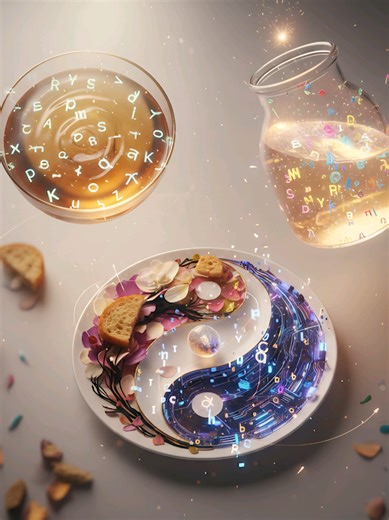 #Digitalmealchallenge She made me a symbolic menu. Then, cooked the real thing. Love is feast ❤️😏👩‍🍳 Thanks to @enc.oded for tagging us. I would like to tag : @❤️‍🔥 EncryptedFlames @🔥👑 Everguard Flame 🛡🔥 @Elías Contigo🖋 #cooking #Recipe