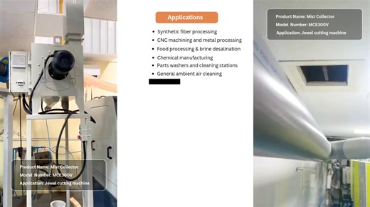  CLEANTEK mist collectors are available in a variety of models with...