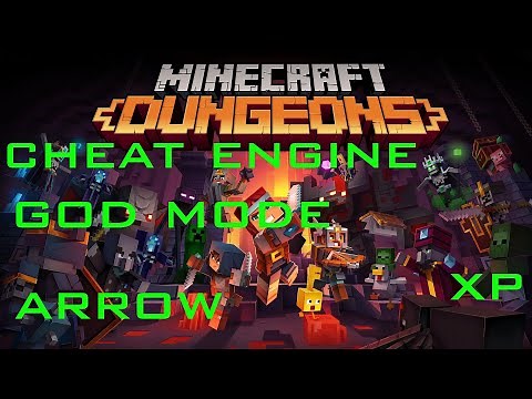 Minecraft Dungeons How to Get God Mode, Arrows and XP with Cheat Engine