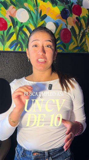 Con una buena organización, información de valor y una estructura clara. #migrantes #latinasbelike #empleo #curriculumvitae #rrhh