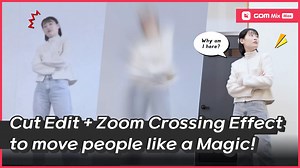 Use Cut Edit Zoom Crossing Effect to move people like a Magic! ✅More on GOM Mix 👉 https://www.gomlab.com/en/gommix-video-editor #GOMLab #GOMMixMax #gommix #videoeditingsoftware #videoeditor #videoediting #videoeditingtutorial #cutedit #zoomcrossing | GOM Lab