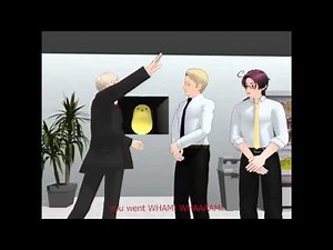 【APヘタリアMMD】 Office Skit 【SUB】