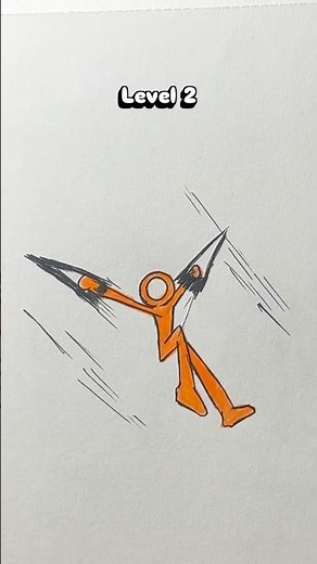 Stickman Levels 🔥 From Weakest to Strongest! #shorts #drawing