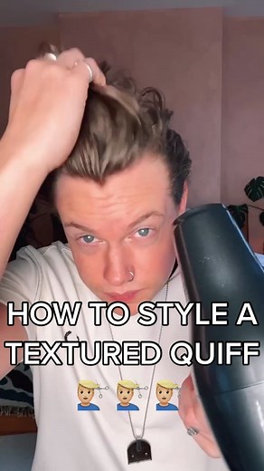 Textured Quiff Hairstyle Tutorial for Men and Women