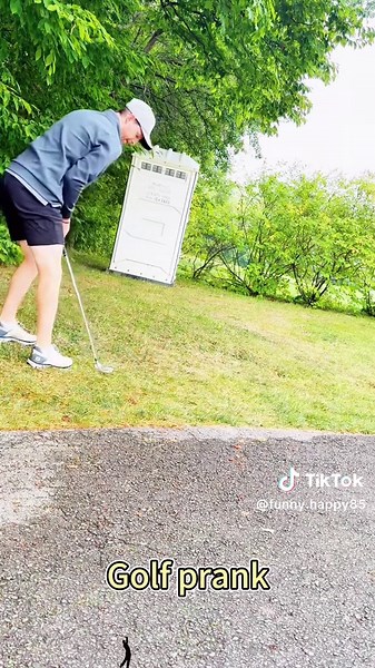 Funny. Golf ⛳️ prank #funny #golf #funnygolf #viral #funnyvideos