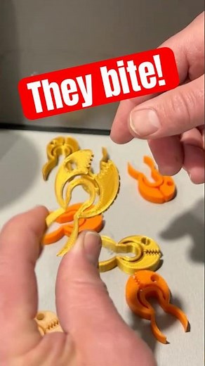 Tinkercad Fish with Jaws that Move Orca & Bambu Studio Text Tips