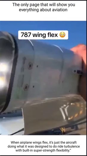 Aviator_Raza on Instagram: "Airplane wings are intentionally designed to flex because flexibility allows them to absorb and distribute aerodynamic loads more safely and efficiently. Modern wings are built using advanced materials like aluminum alloys and carbon-fiber composites, which provide high strength while still allowing controlled bending. During turbulence or strong lift forces, a rigid wing would crack under stress, but a flexible wing behaves like a giant spring, reducing the impact on