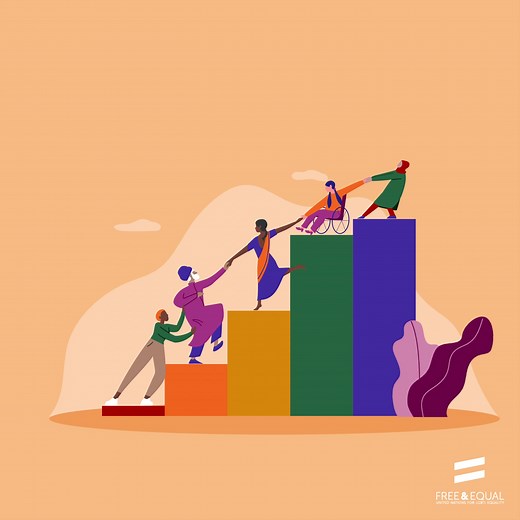 246 reactions · 29 shares | On this 75th anniversary of the Universal Declaration of Human Rights, we celebrate that: ”All human beings are born free and equal in dignity and rights” (Article 1) “without distinction of any kind”(Article 2), no matter who you are or whom you love. #UDHR75 #HumanRightsDay | United Nations Free & Equal | Facebook