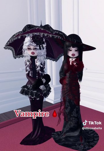 Dress to Impress Vampire Theme Outfit Ideas