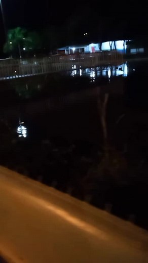 Serene Nighttime Wooden Bridge View