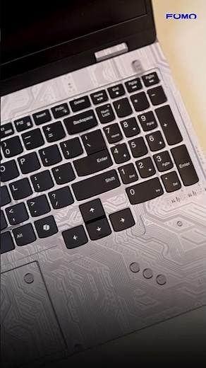 Give your Lenovo LOQ a whole new look with the sleek and modern FOMO Circuit Light Mode Laptop Skin!