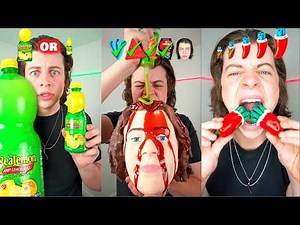 LUKE DID THAT… SPICY FOOD WAS A HUGE MISTAKE 😱