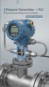 How pressure transmitter work with PLC? #plc #pressuretransmitter #instrumentation #automation