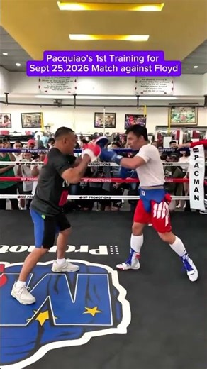 Sir Manny's First Training for Sept 26 Match 🥊