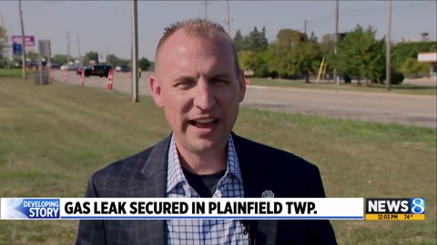 Plainfield Township fire chief: Gas leak secured