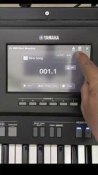 How to record and save MIDI songs in PSR SX720 #psrsx720 #yamahapsrsx720