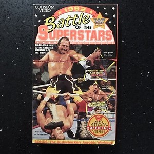 WWF Battle of the Superstars '92 Coliseum Video VHS 1992 used former rental | eBay