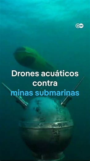 ¿Podrían estos drones de última generación ayudar a desminar el estrecho de Ormuz?Una compañía francesa produce drones acuáticos que pueden retirar minas submarinas operando a distancia, según el fabricante. Bélgica ha adquirido los primeros. /ir