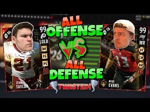ALL OFFENSE vs ALL DEFENSE DRAFT with a TWIST!! Madden 17 Draft Champions (Jips)