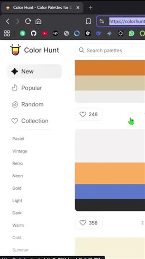 Color inspiration in one click 🎨 | #10 | Online Tools for Devs #programming #coding