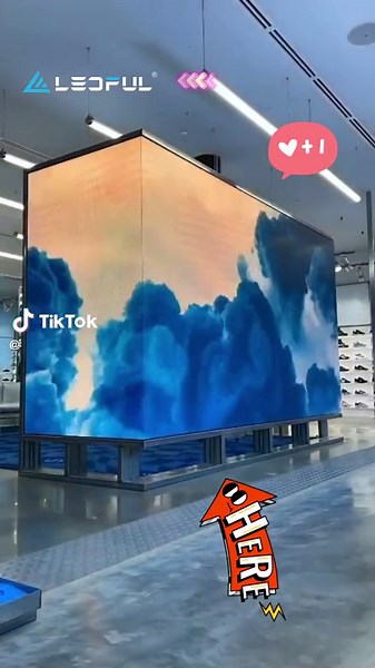 It's as changeable as my heart.#leddisplay#LED#Display#ledwall#ledscreen #ledwallpanel#ledscreenpanels#package#scrn#leddisplayscreen