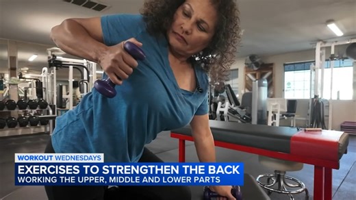 Workout Wednesday: Exercises to strengthen the back