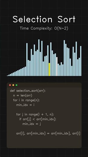 Visualizing Selection Sort in Python 🐍
