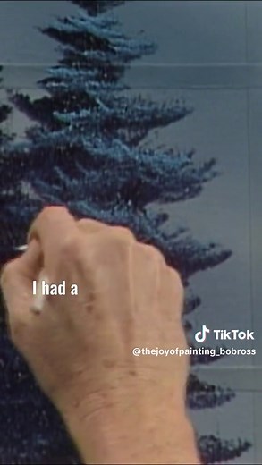 Bob Ross Highlight Techniques in Tree Painting